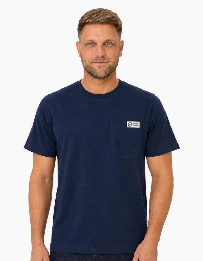 Sergio Tacchini Gallo Pocket T-Shirt Maritime Blue
