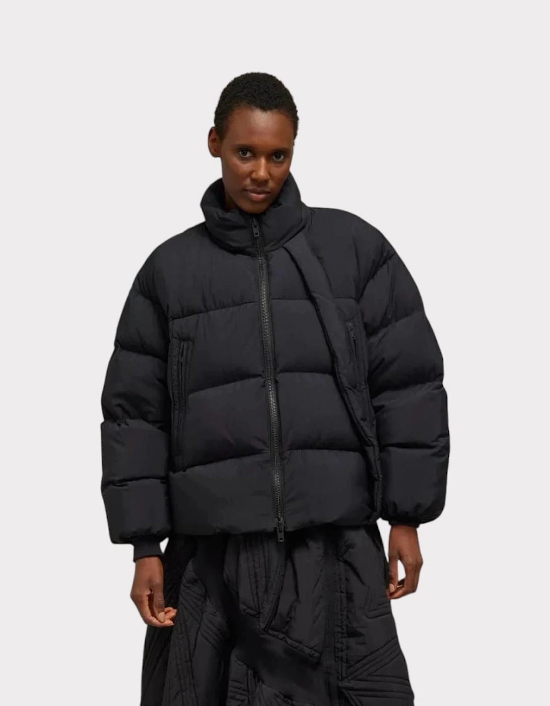 Adidas x Y-3 Womens Insulated Puffer Jacket Black