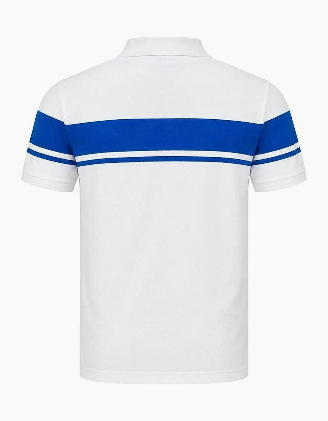 Sergio Tacchini Young Line Polo Shirt White/Princess Blue