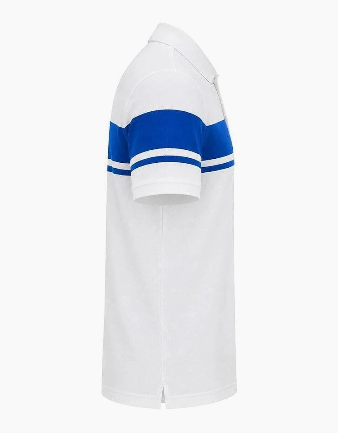 Sergio Tacchini Young Line Polo Shirt White/Princess Blue