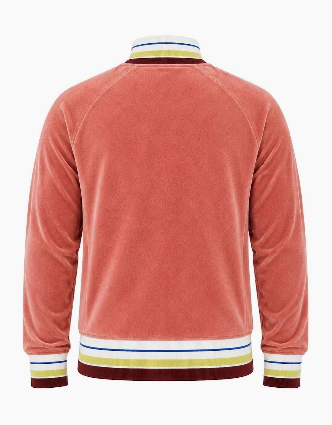 Sergio Tacchini Sartori Velour Track Top Jacket Light Mahogany