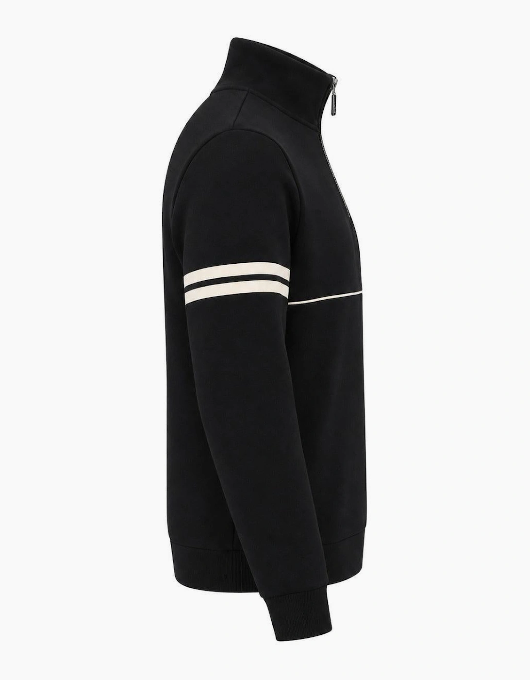 Sergio Tacchini Orion 1/4 Zip Sweatshirt Black/Peyote