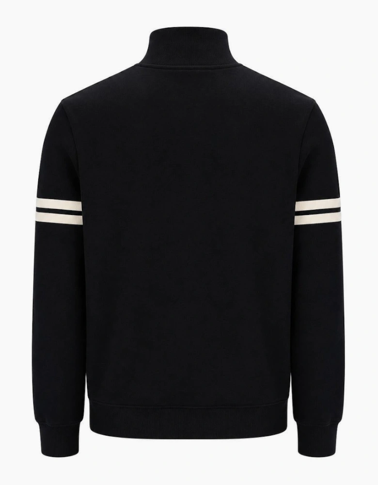 Sergio Tacchini Orion 1/4 Zip Sweatshirt Black/Peyote
