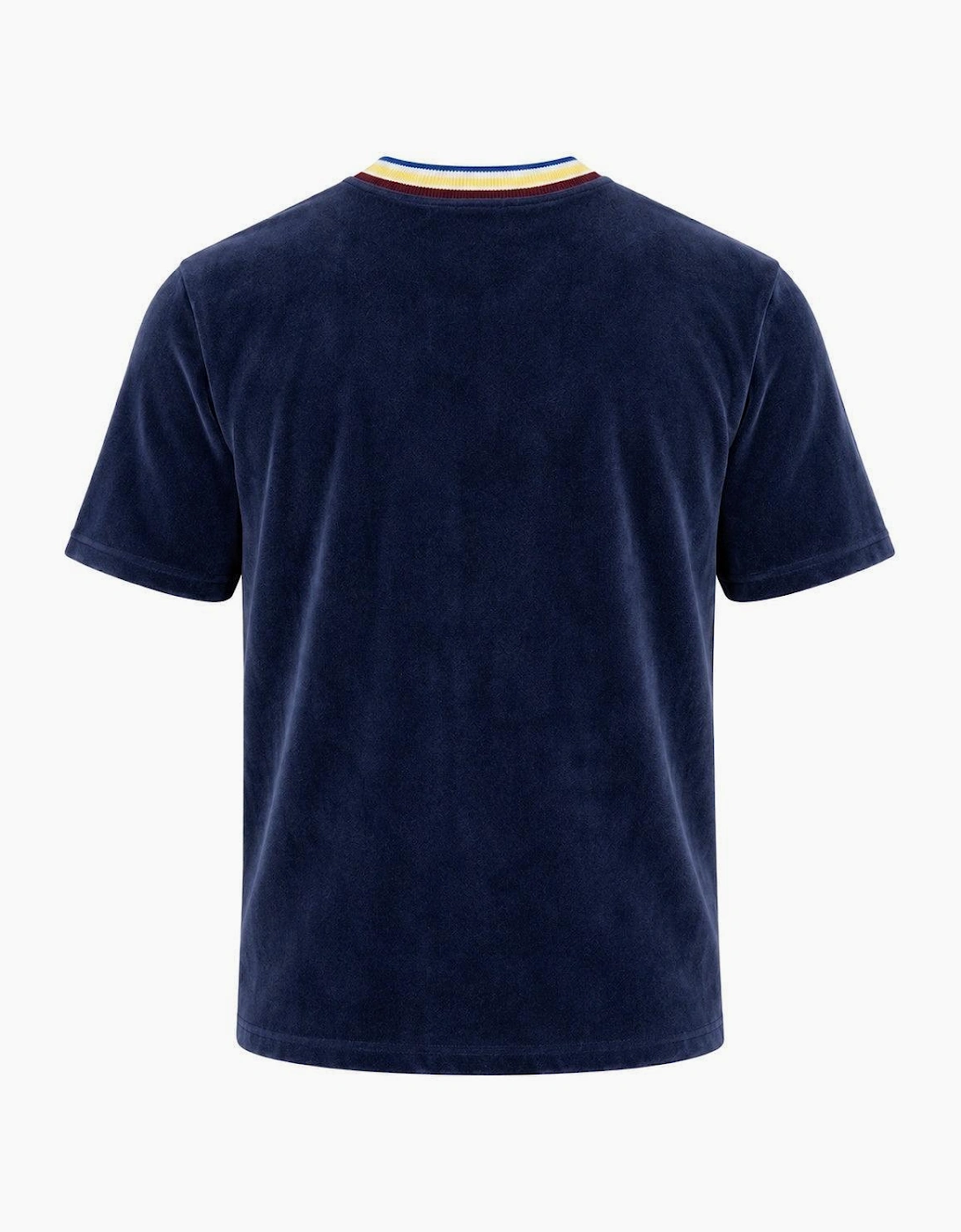 Sergio Tacchini Fino Velour T-Shirt Maritime Blue