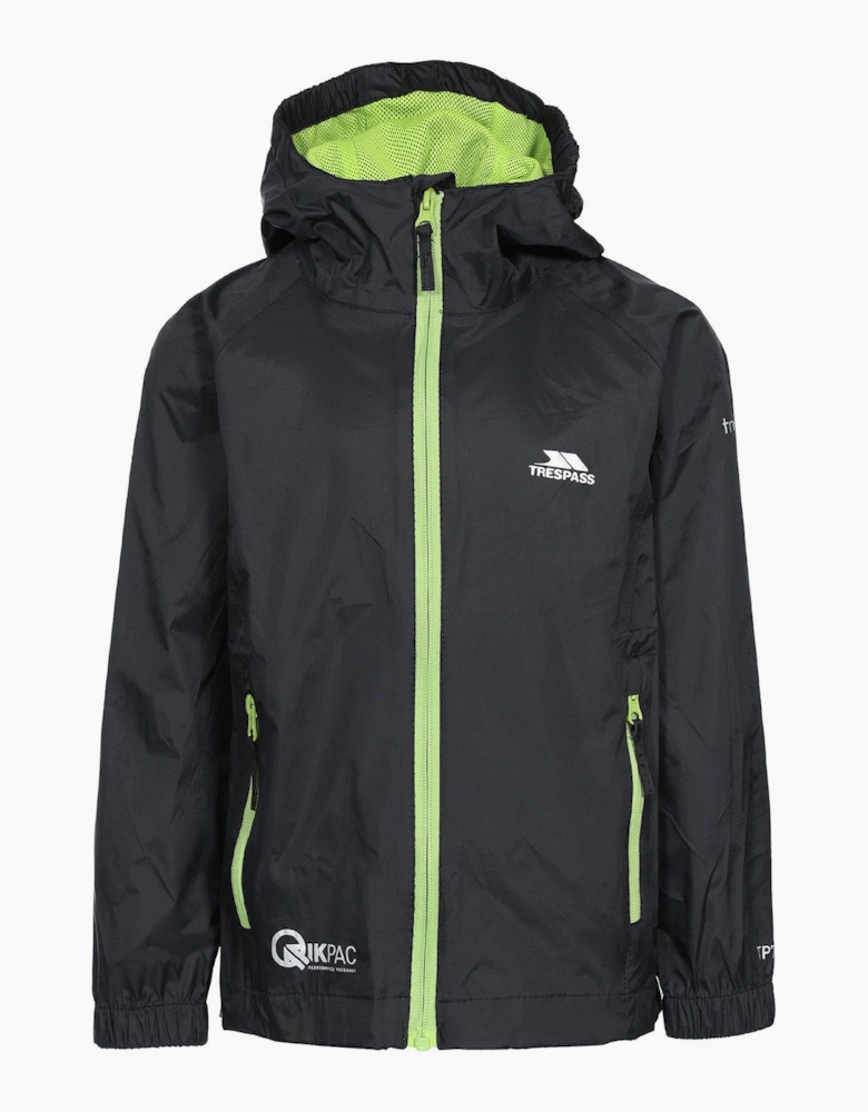Trespass Kids Qikpac Waterproof Packaway Jacket