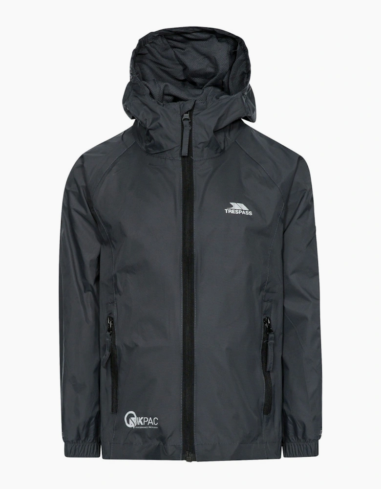 Trespass Kids Qikpac Waterproof Packaway Jacket