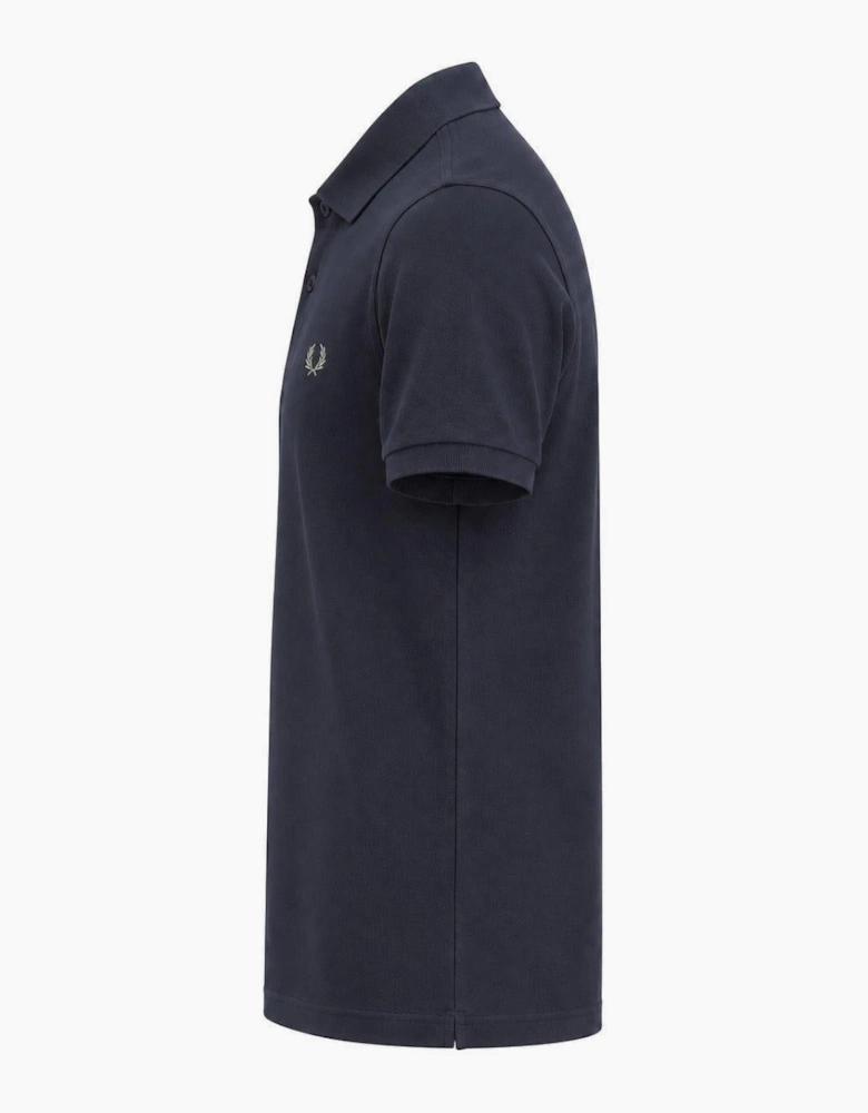 Fred Perry Plain Polo Shirt Dark Airforce/Seagrass