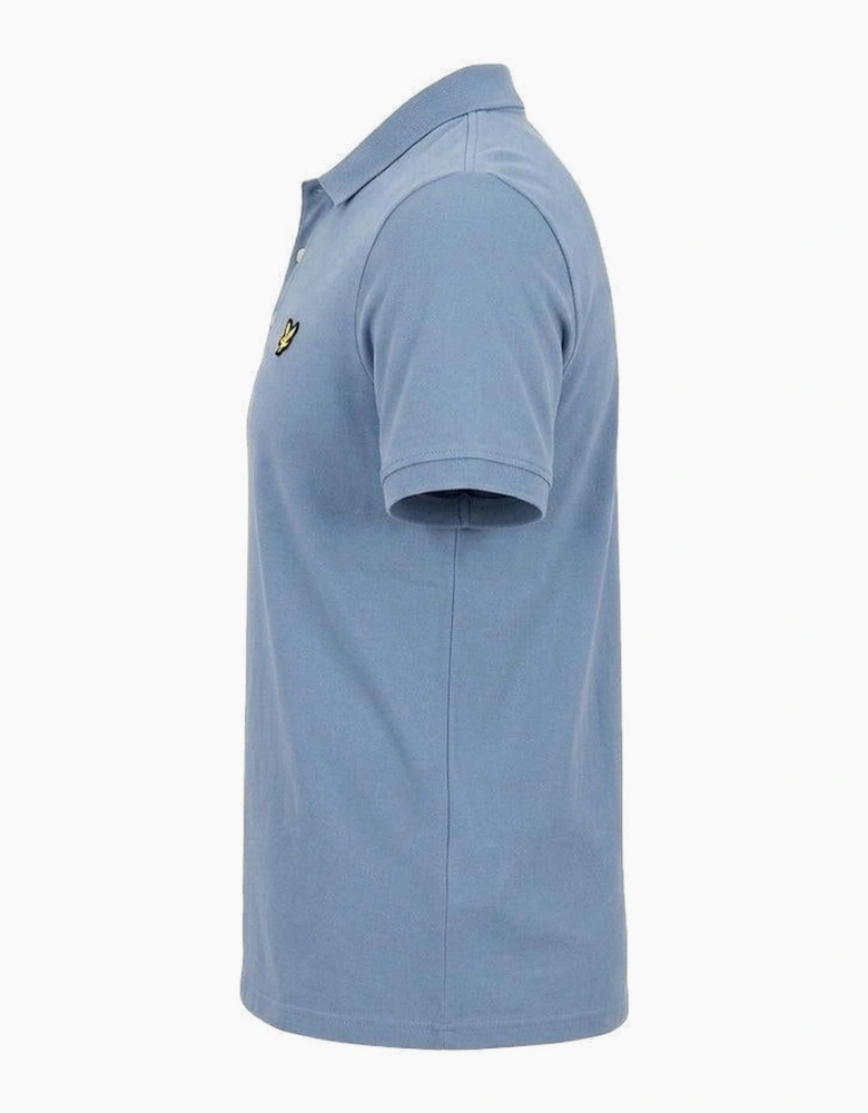 Lyle & Scott Plain Polo Shirt Power Blue