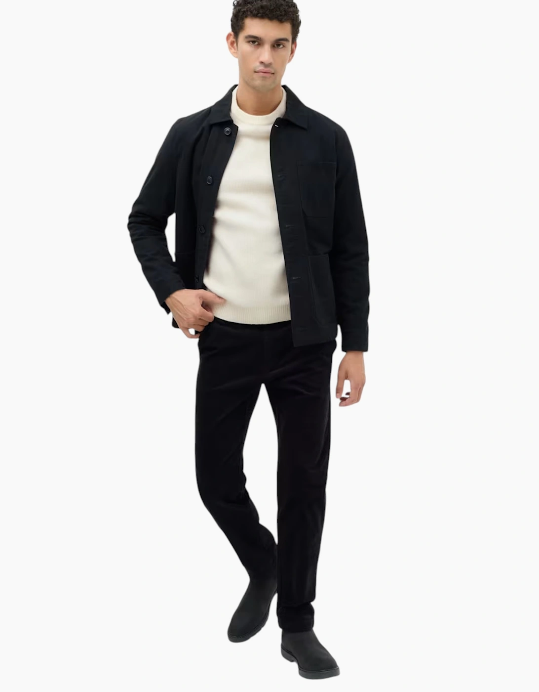 M&S Mens Supersoft Jumper with Wool Regular Fit Long Sleeve Sweatshirt