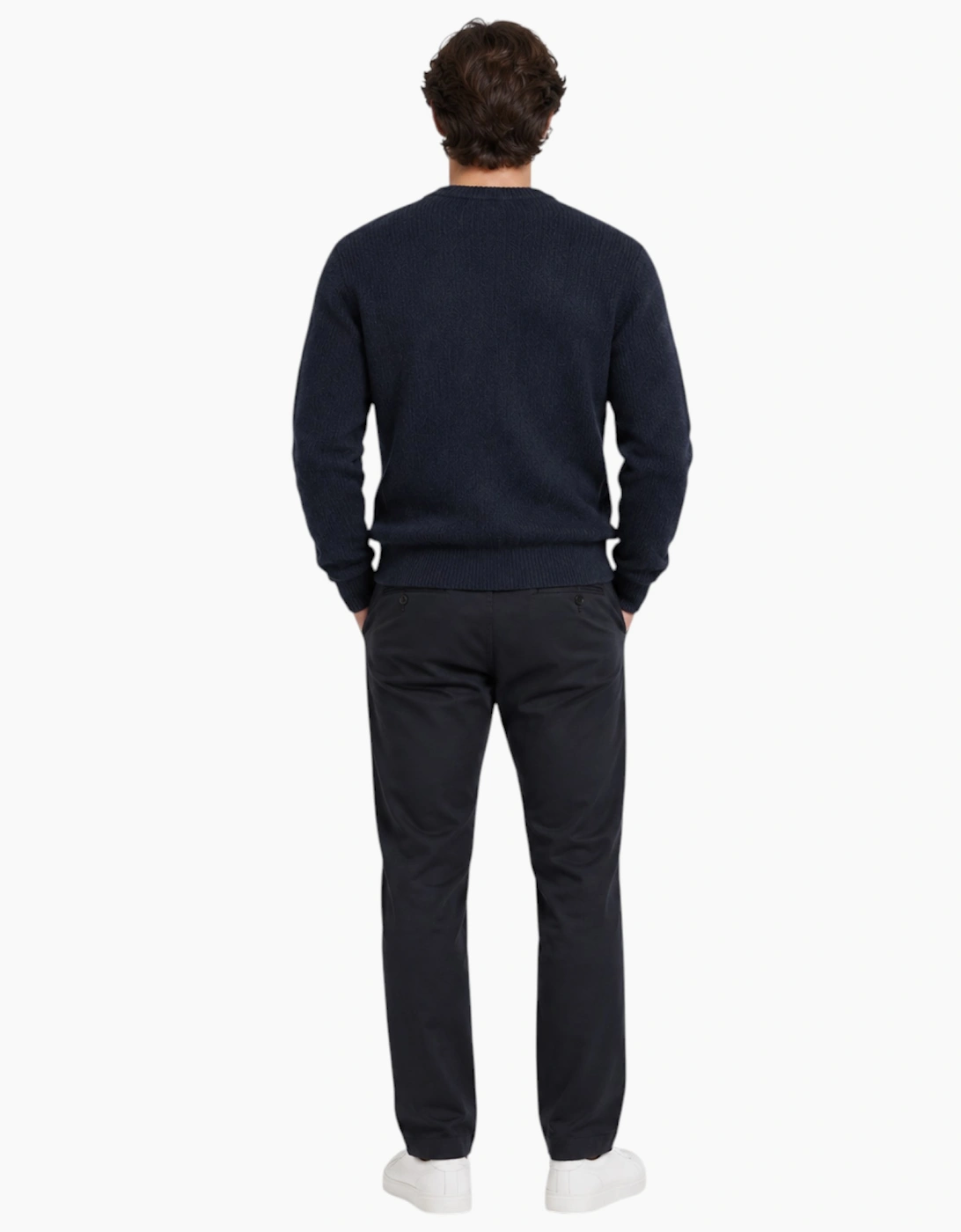 M&S Mens Supersoft Jumper with Wool Regular Fit Long Sleeve Sweatshirt