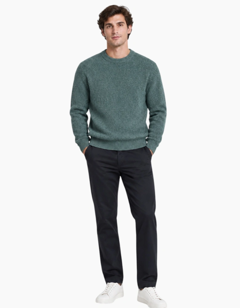 M&S Mens Supersoft Jumper with Wool Regular Fit Long Sleeve Sweatshirt