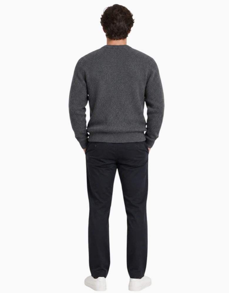M&S Mens Supersoft Jumper with Wool Regular Fit Long Sleeve Sweatshirt