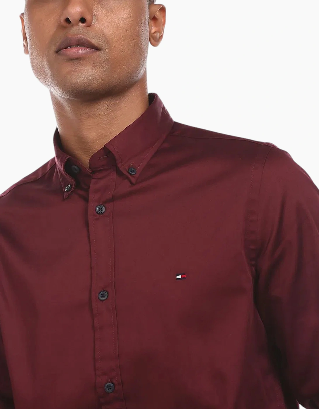 TOMMY HILFIGER Mens Shirts Cotton Formal Top