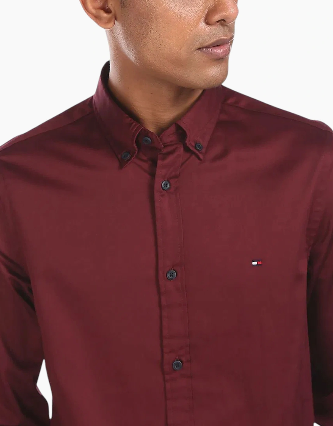 TOMMY HILFIGER Mens Shirts Cotton Formal Top