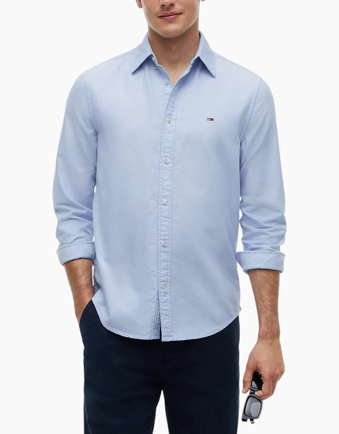 TOMMY HILFIGER Mens Shirts Cotton Formal Top