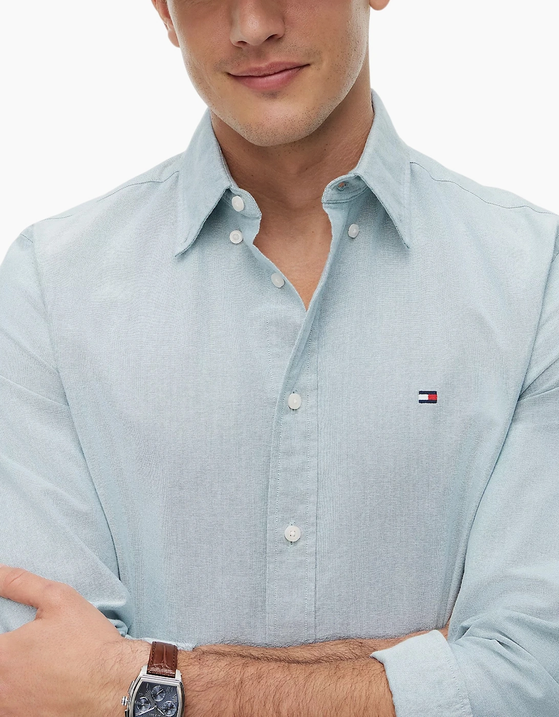 TOMMY HILFIGER Mens Shirts Cotton Formal Top