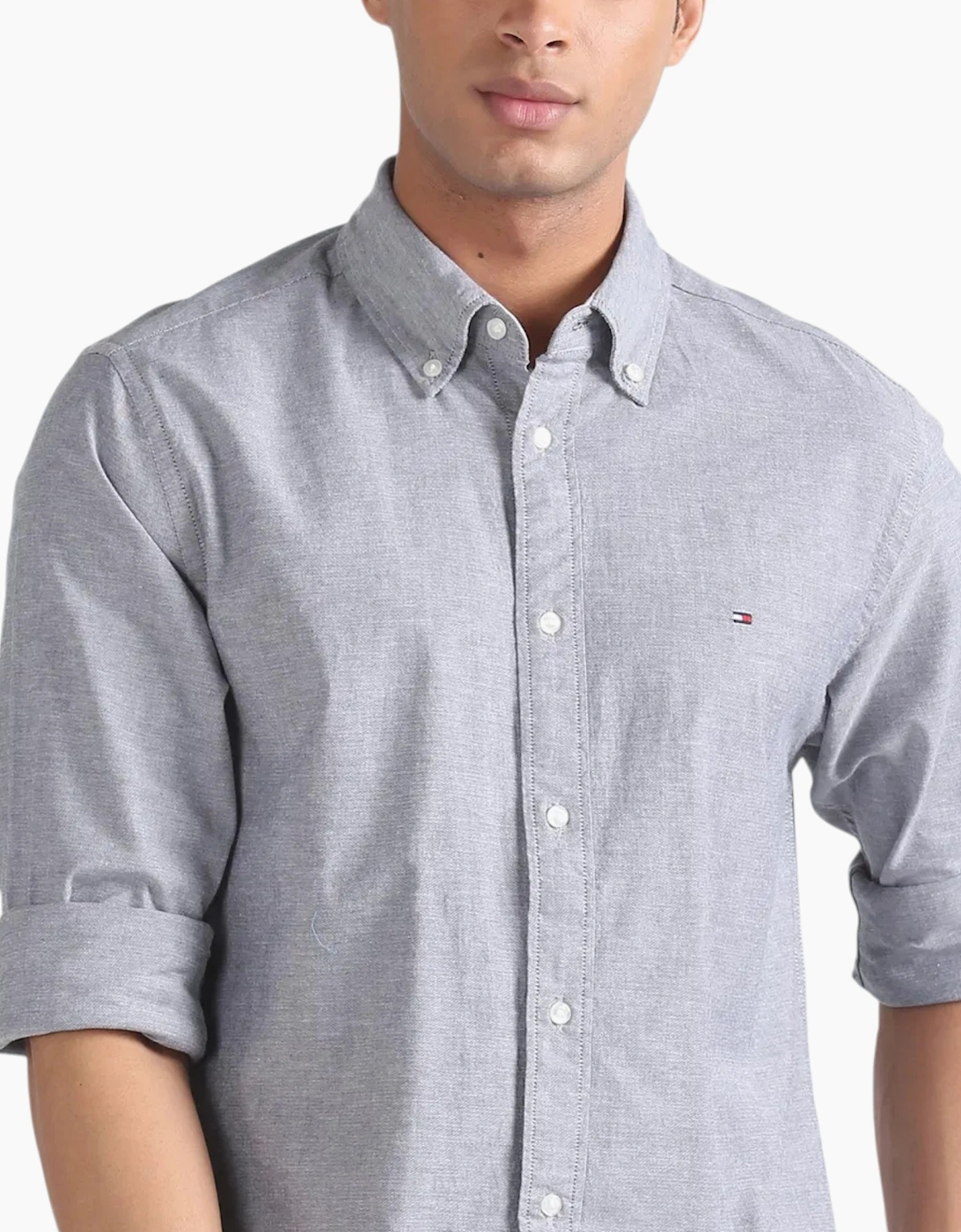 TOMMY HILFIGER Mens Shirts Cotton Formal Top