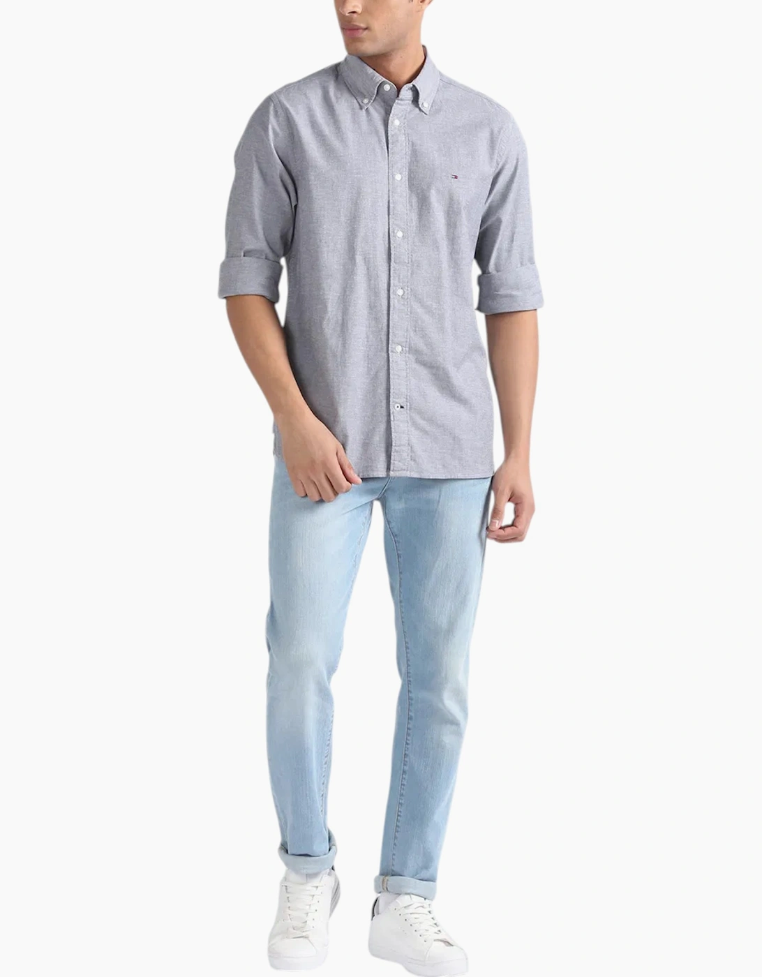 TOMMY HILFIGER Mens Shirts Cotton Formal Top