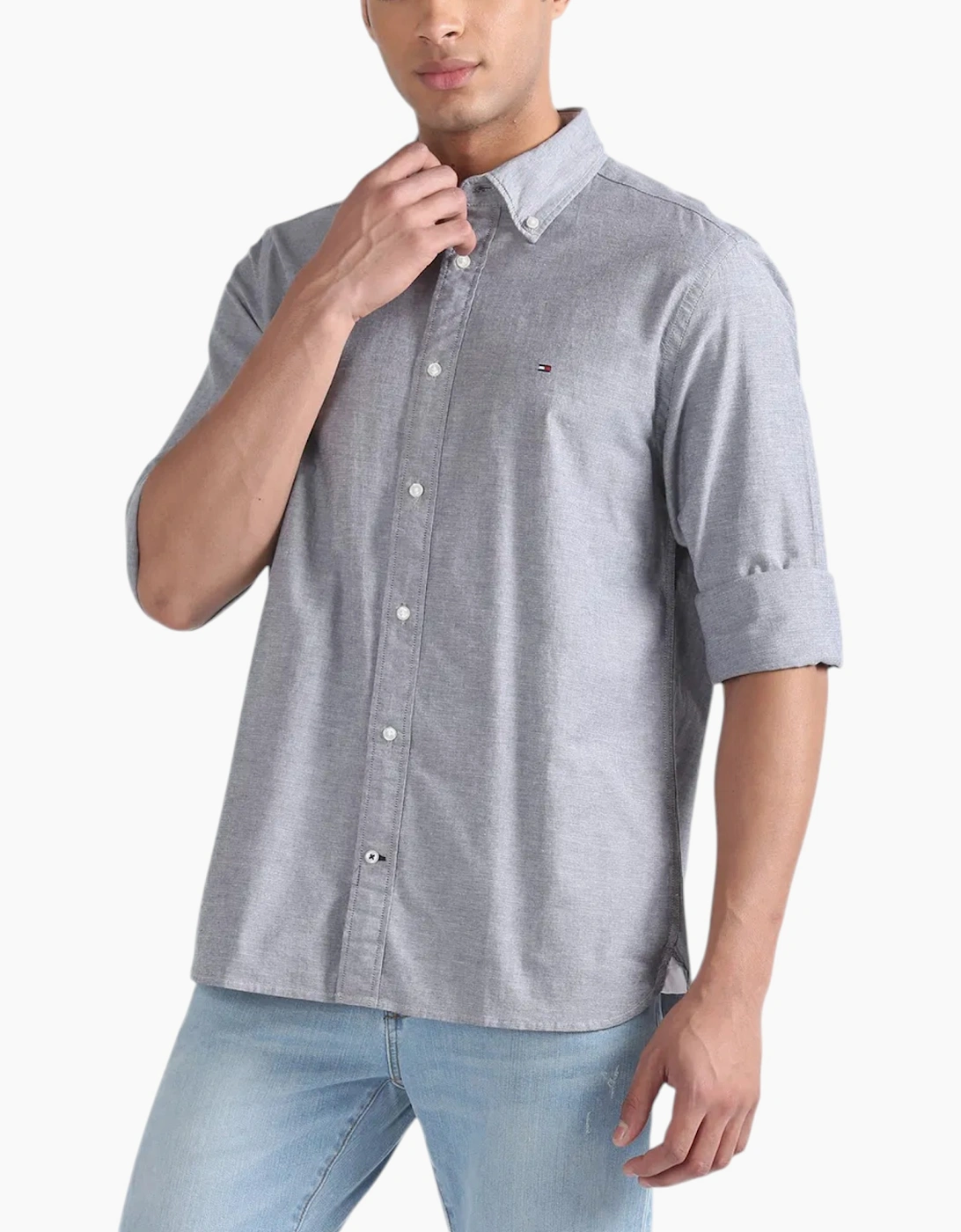TOMMY HILFIGER Mens Shirts Cotton Formal Top