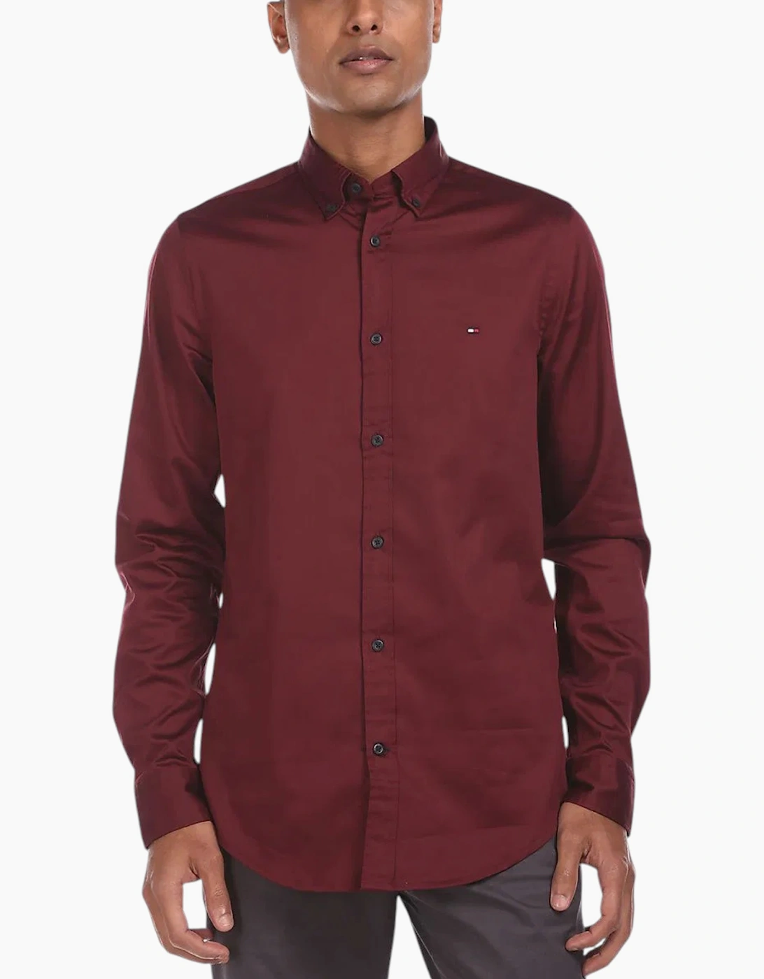 TOMMY HILFIGER Mens Shirts Cotton Formal Top