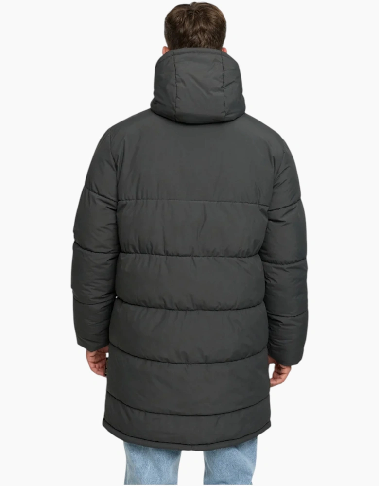 Indicode Mens Parka INPazze Jacket Puffer Hooded Warm Waterproof Long Coat