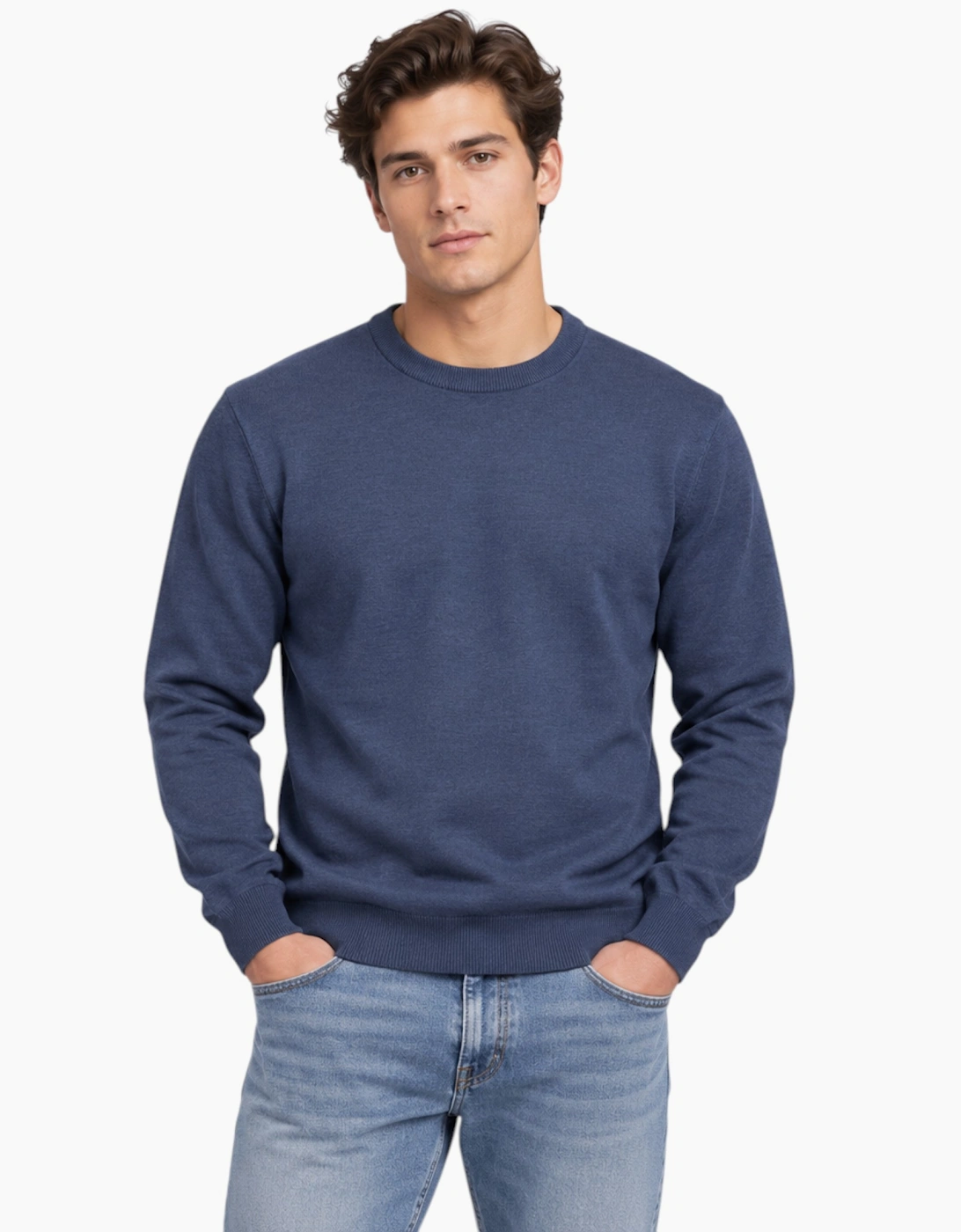 Next Mens Supersoft Jumper Crew Neck Sweatshirt