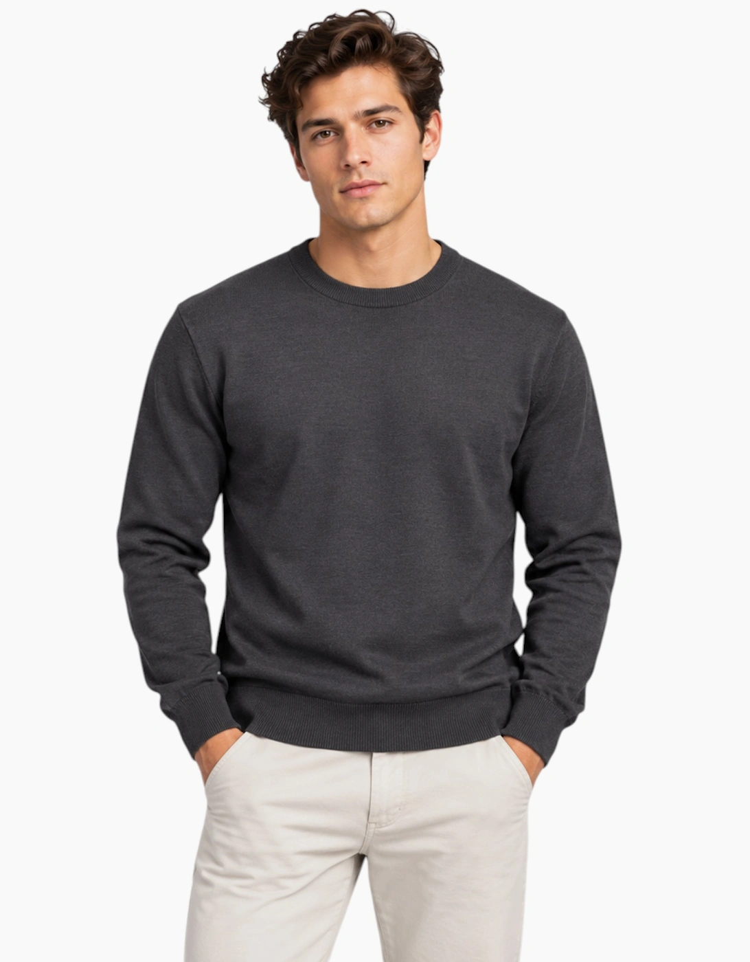 Next Mens Supersoft Jumper Crew Neck Sweatshirt