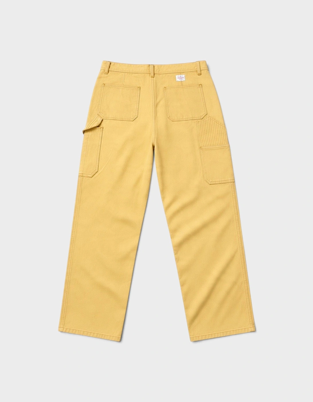 Double Knee Workwear Pants Yellow