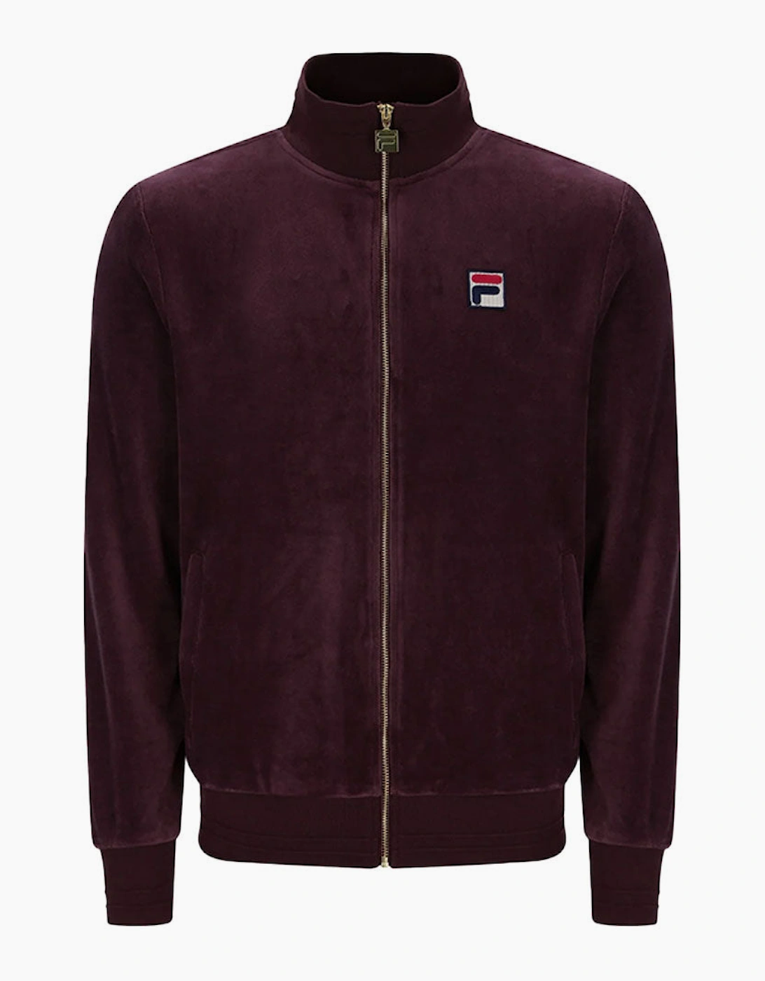 Fila Vintage Nero 2 Velour Track Jacket - Fudge Brown
