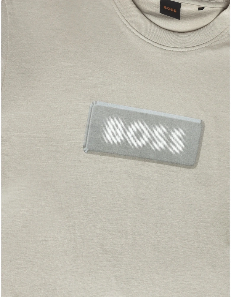 BOSS Orange Te Effect T-Shirt 271 L Beige