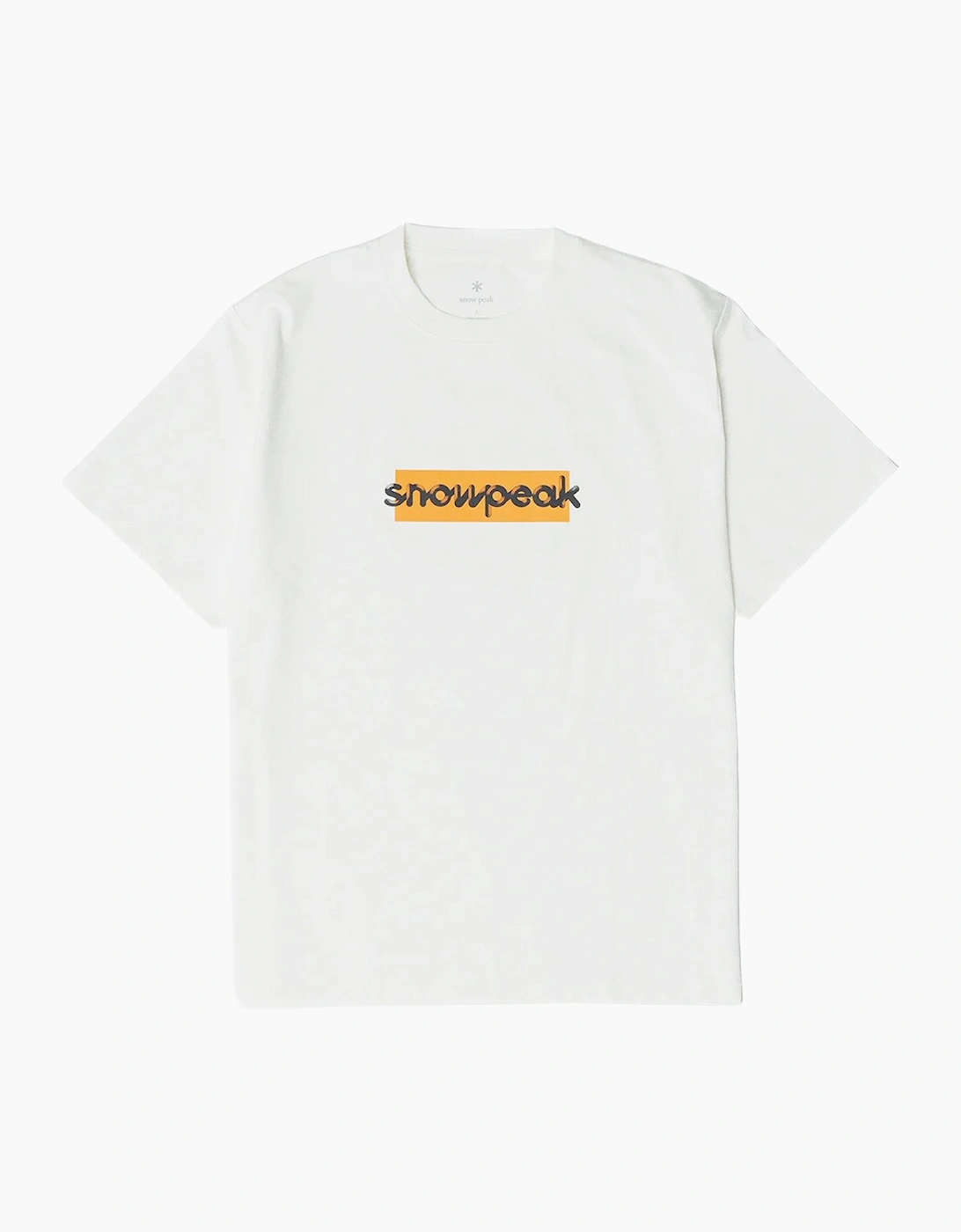 Snow Peak Reflective Typography T-Shirt