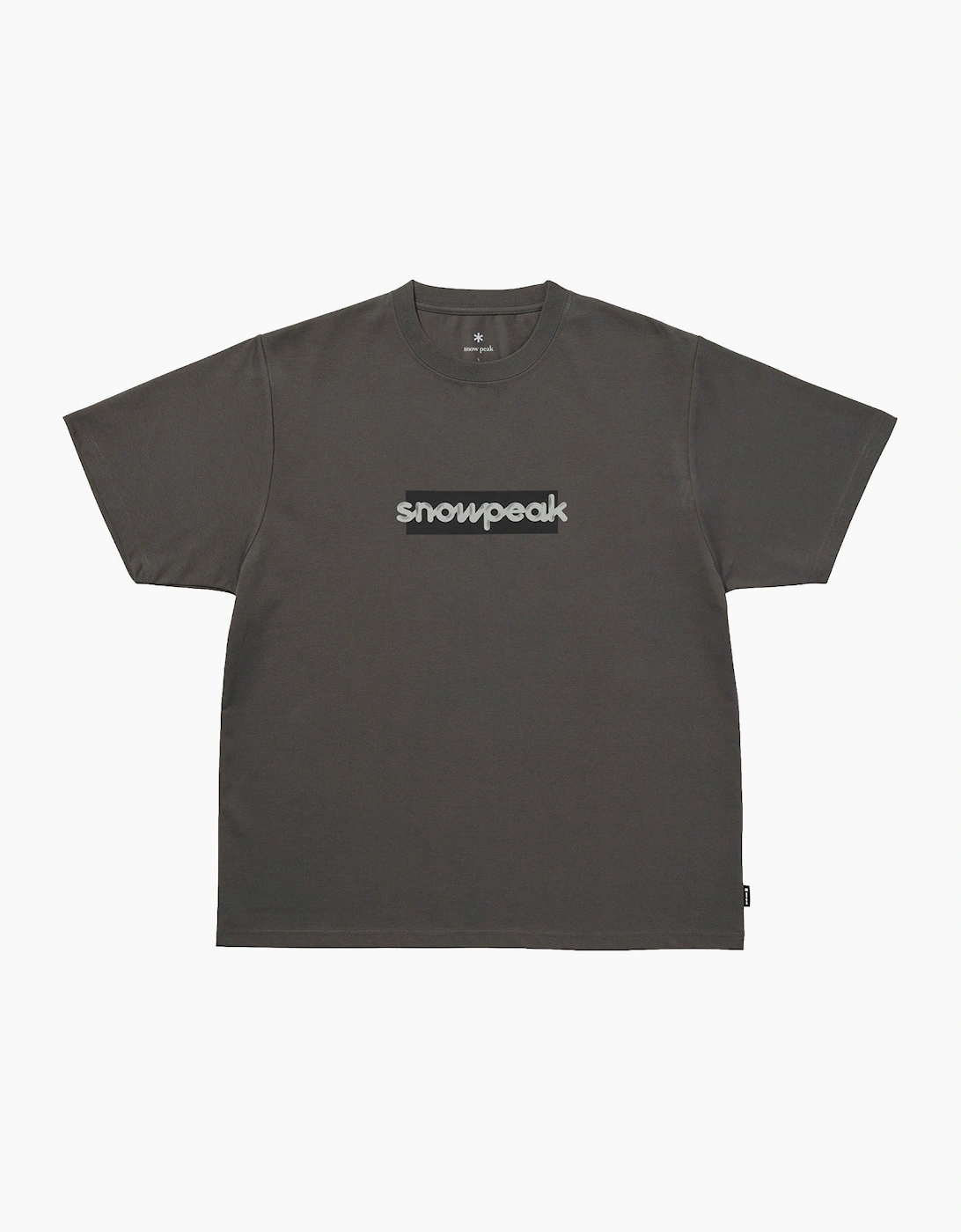 Snow Peak Reflective Typography T-Shirt