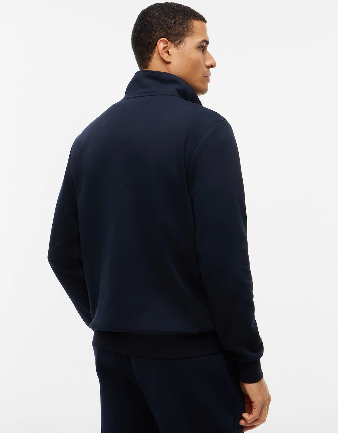 Tommy Hilfiger Essential Intechno Mens Half Zip Sweatshirt - Desert Sky