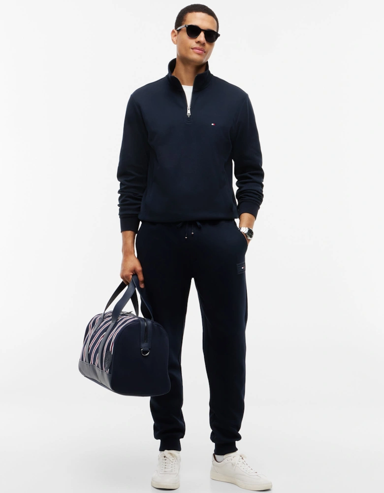 Tommy Hilfiger Essential Intechno Mens Half Zip Sweatshirt - Desert Sky