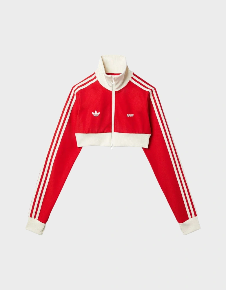adidas x Avavav Cropped Track Top Better Scarlet Red