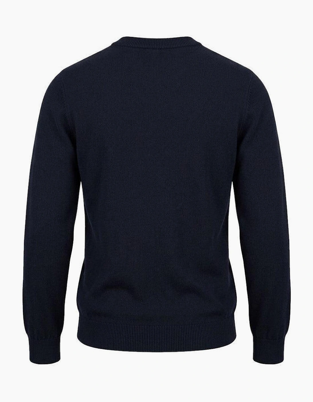 Lyle & Scott Archive Revisited Argyle Knitted Jumper Dark Navy