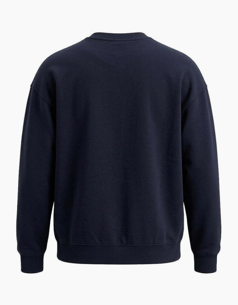 Lyle & Scott Heavyweight Crew Neck Sweatshirt Dark Navy