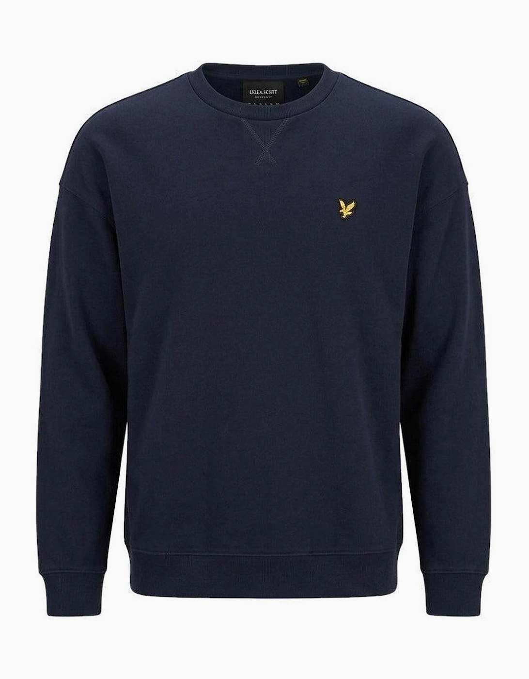 Lyle & Scott Heavyweight Crew Neck Sweatshirt Dark Navy