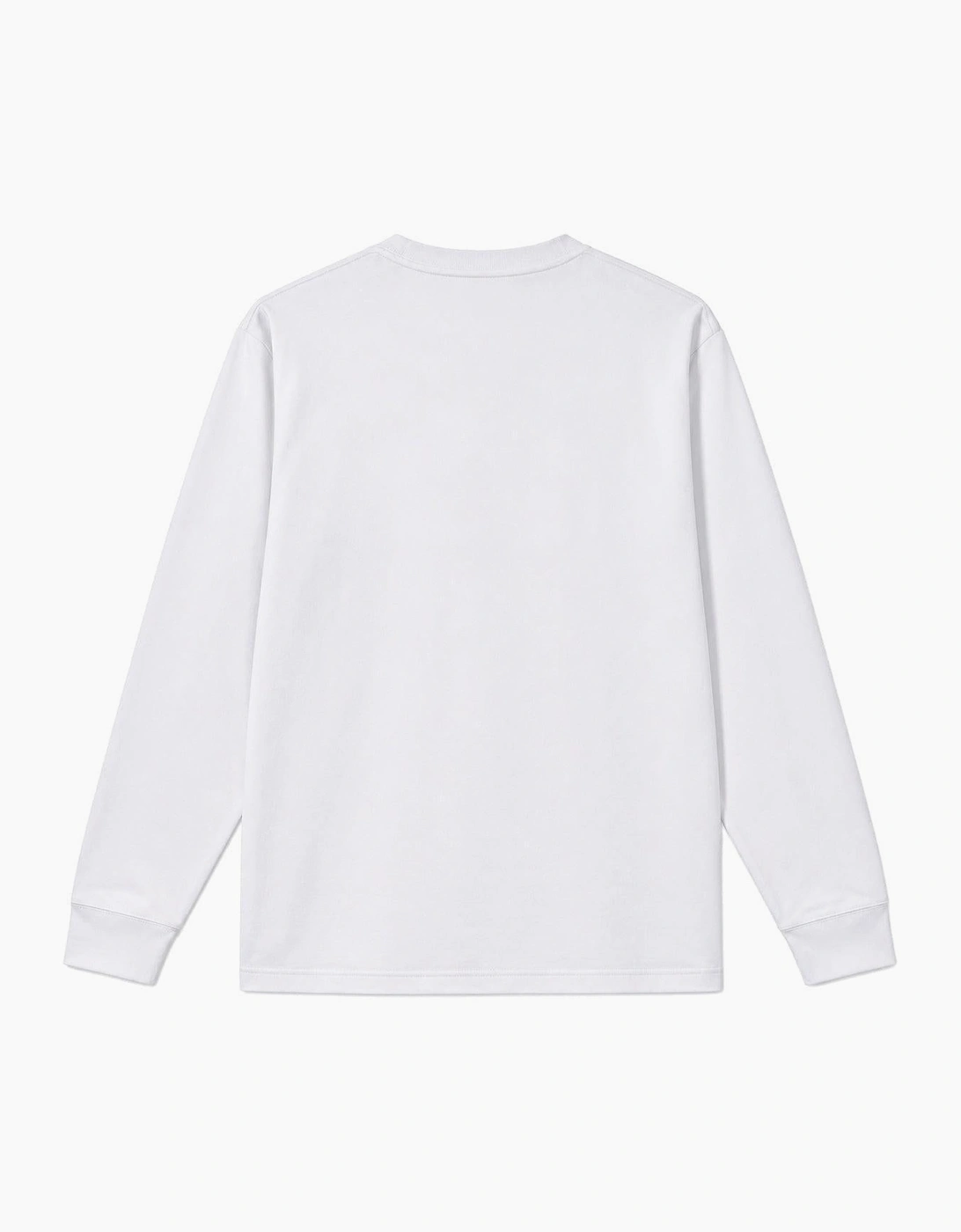 Snow Peak Soft Cotton Logo Long Sleeve T-Shirt White