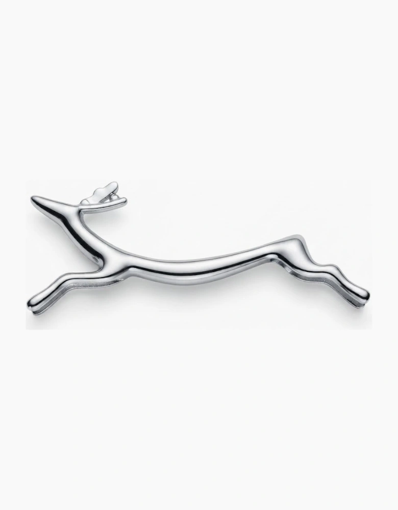 Silver Reindeer Chrome Chopstick & Knife Rest