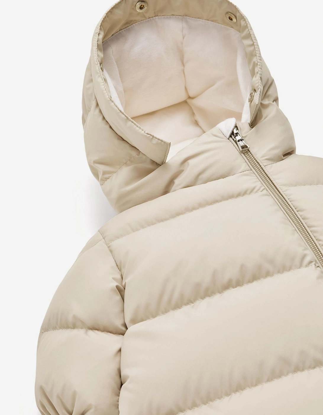 Moncler Enfant Baby Down Padded Yorick Snowsuit in Beige