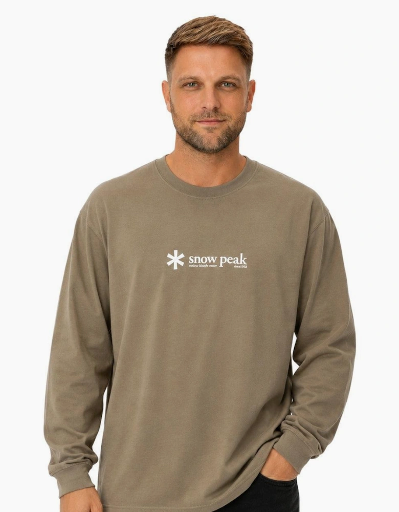 Snow Peak Soft Cotton Logo Long Sleeve T-Shirt Pro