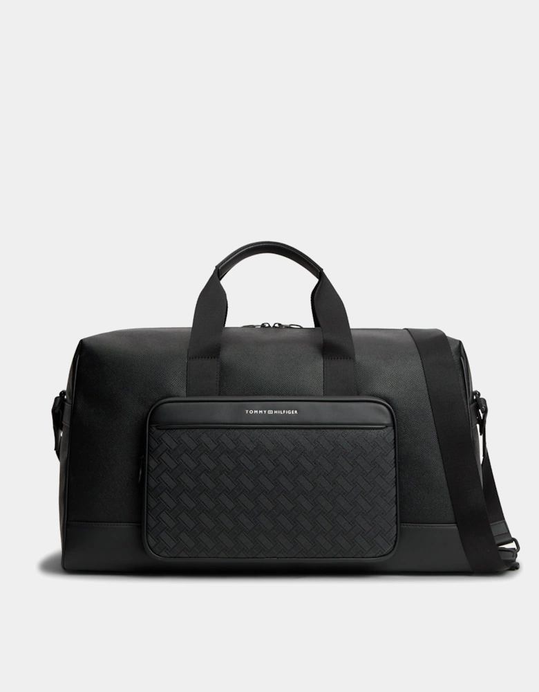 Tommy Hilfiger TH Modern Monogram Mens Duffle Bag - Black