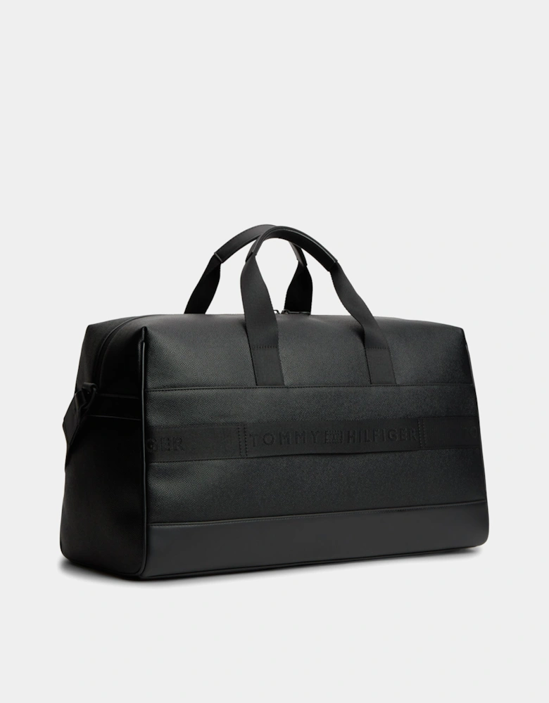 Tommy Hilfiger TH Modern Monogram Mens Duffle Bag - Black