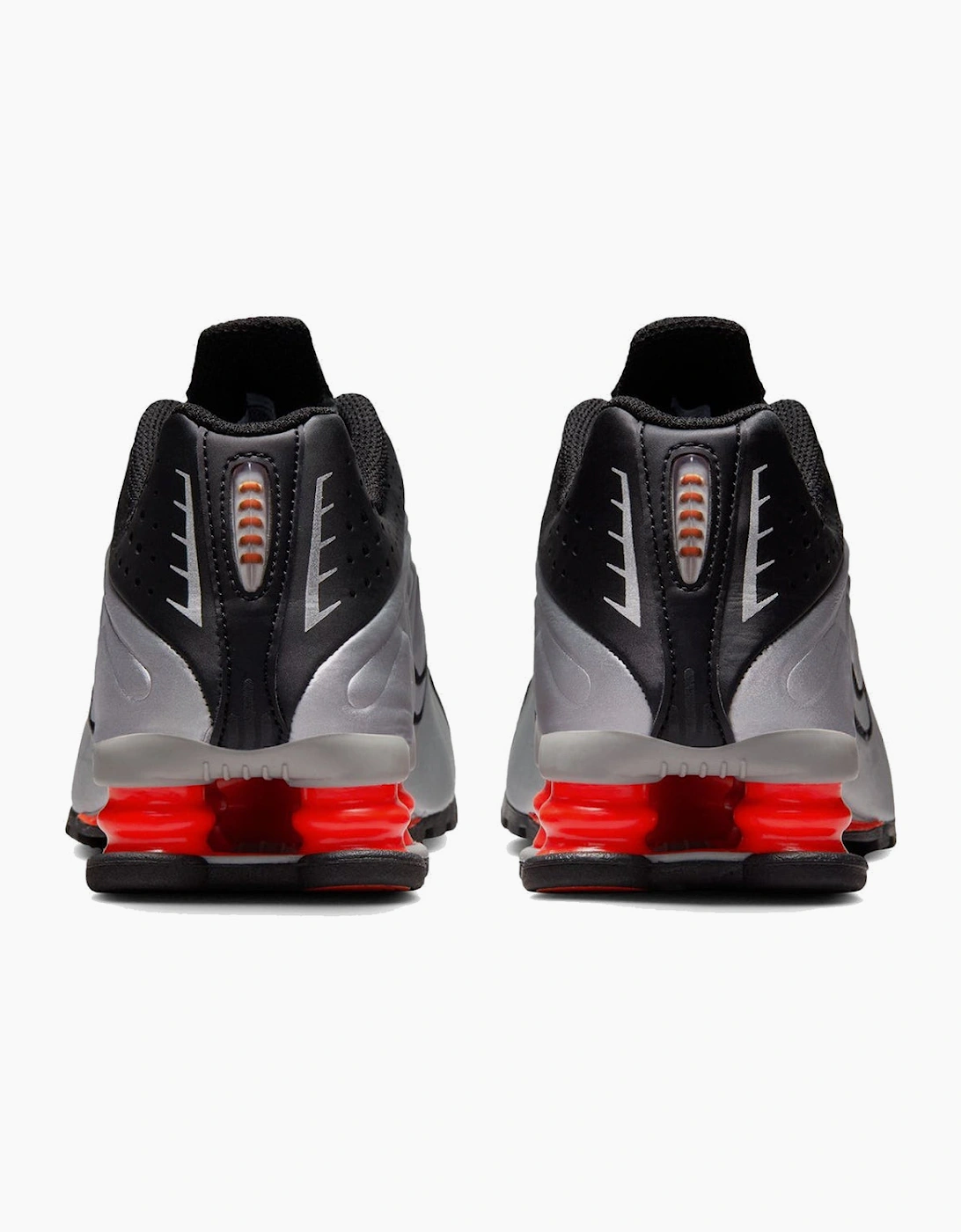 Nike Shox GS R4 Metallic Silver Trainers