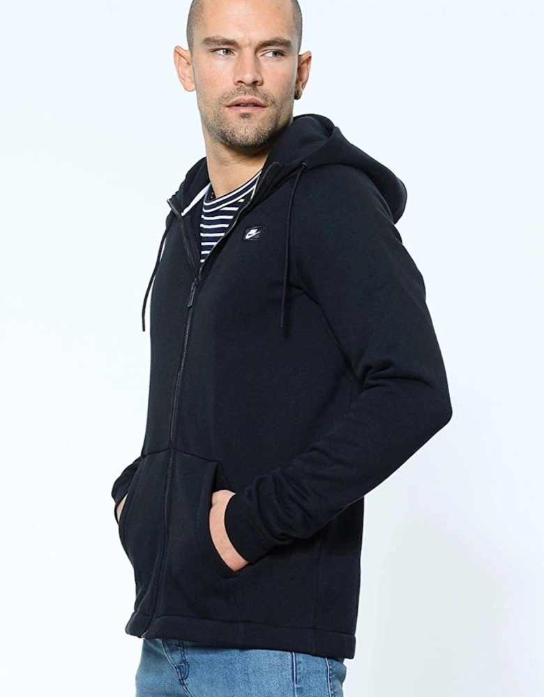 Nike Sportswear Modern Zip Up Hoodie In Black