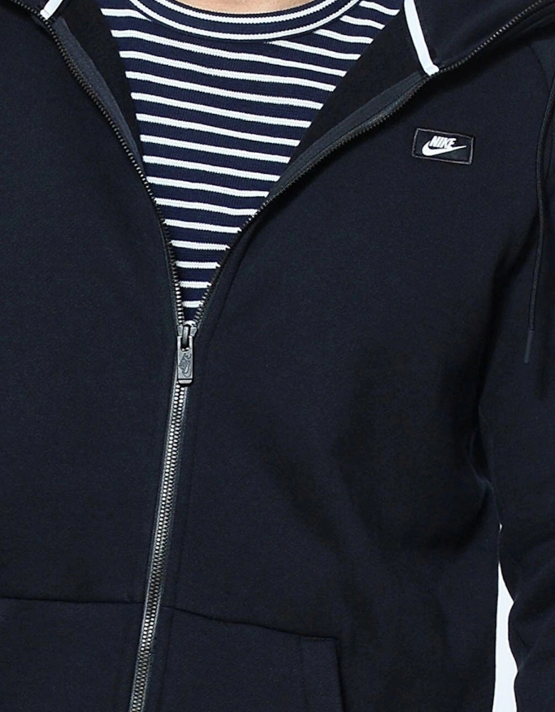 Nike Sportswear Modern Zip Up Hoodie In Black