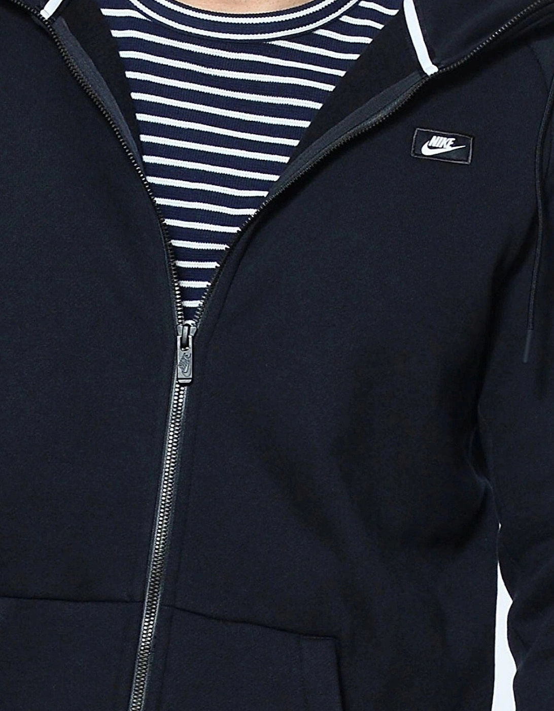Nike Sportswear Modern Zip Up Hoodie In Black
