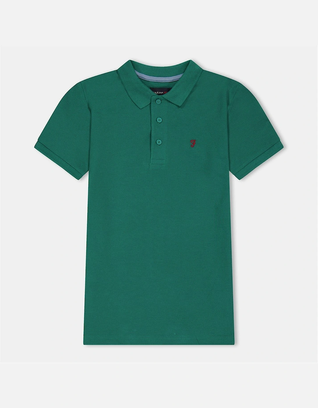 Bugsworth Embroidered Collared Short Sleeve T-Shirt