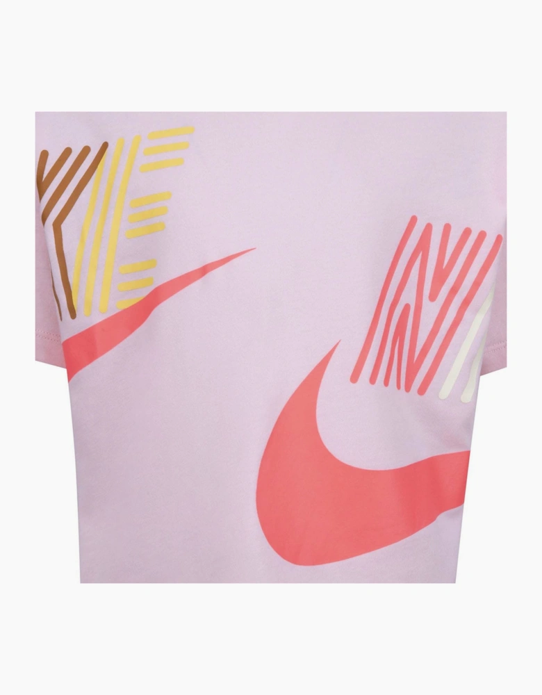 Roll Boxy T Shirt  And  Shorts Set
